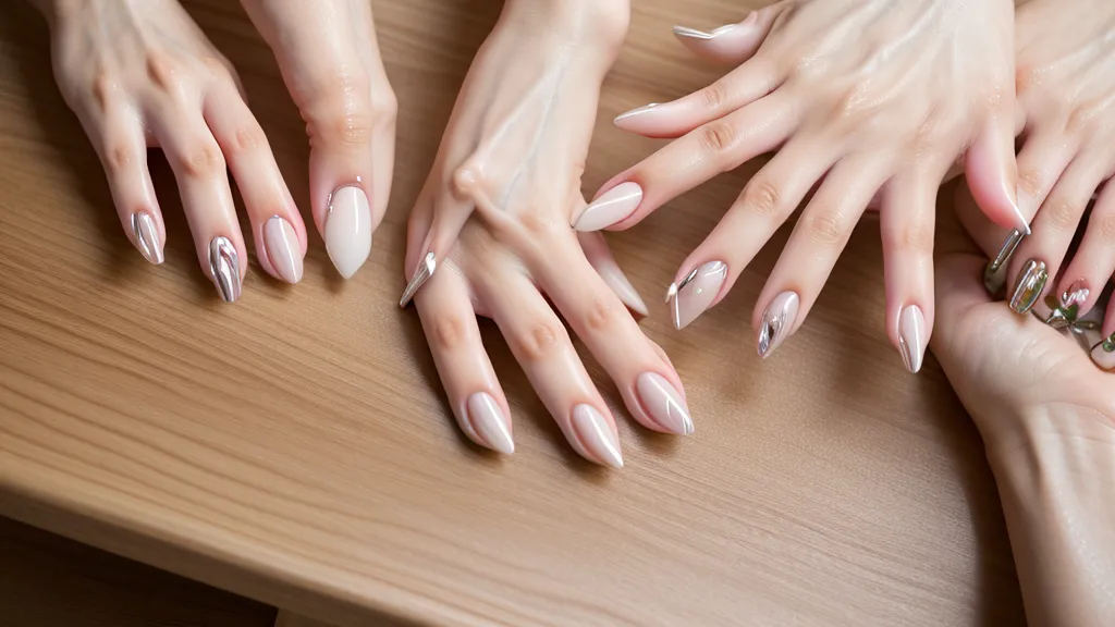 Manicurista en su taller de casa planeando su futuro local profesional