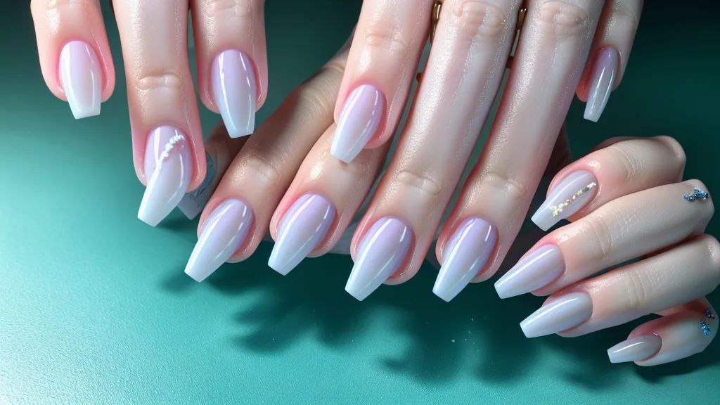 Materiales básicos de acrílico organizados en una mesa de manicurista