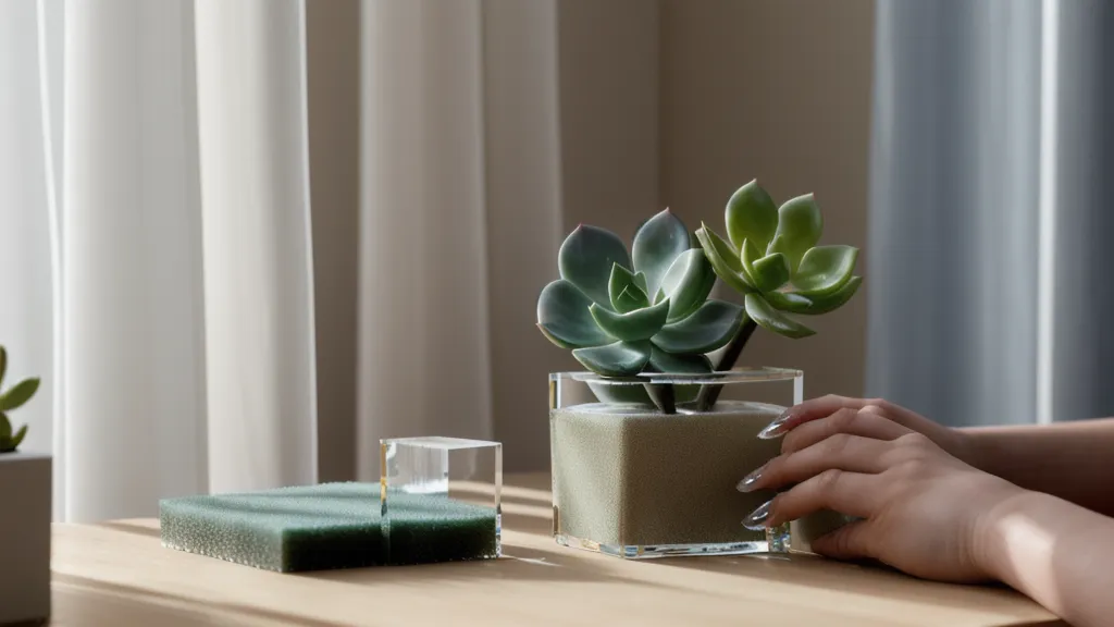 Soporte horizontal para pinceles de uñas acrílicas para evitar daños